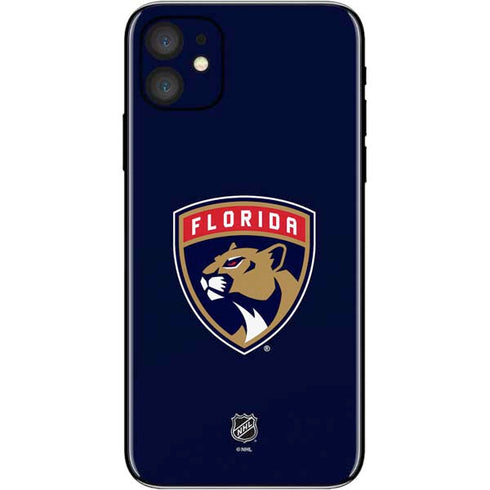 NHL Florida Panthers Distressed iPhone 11 Skin