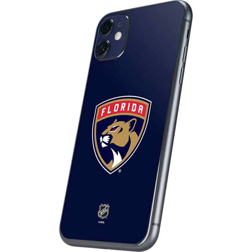NHL Florida Panthers Distressed iPhone 11 Skin