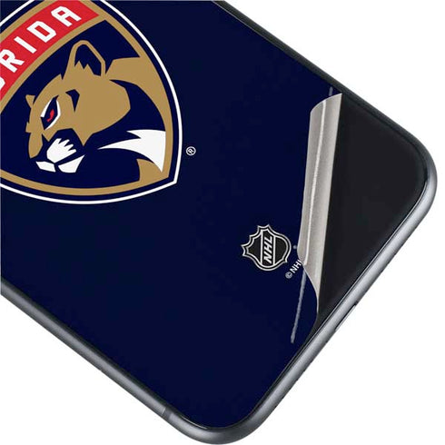 NHL Florida Panthers Distressed iPhone 11 Skin