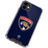 NHL Florida Panthers Distressed iPhone 12 Clear Case