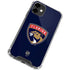 NHL Florida Panthers Distressed iPhone 12 Mini Clear Case