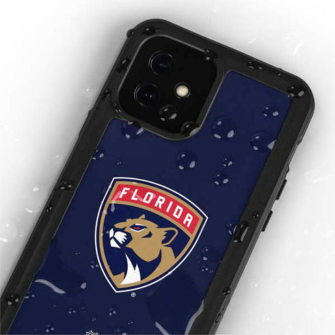 NHL Florida Panthers Distressed iPhone 12 Mini Waterproof Case