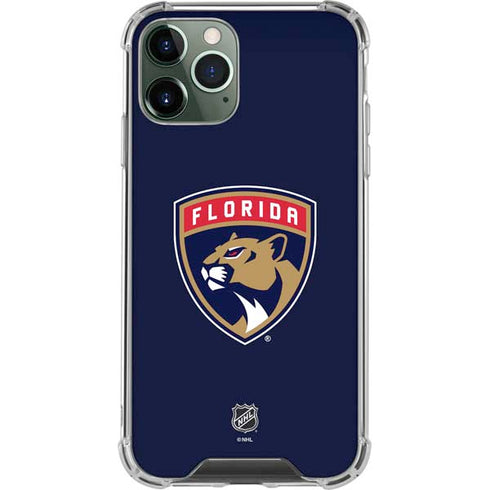 NHL Florida Panthers Distressed iPhone 12 Pro Clear Case