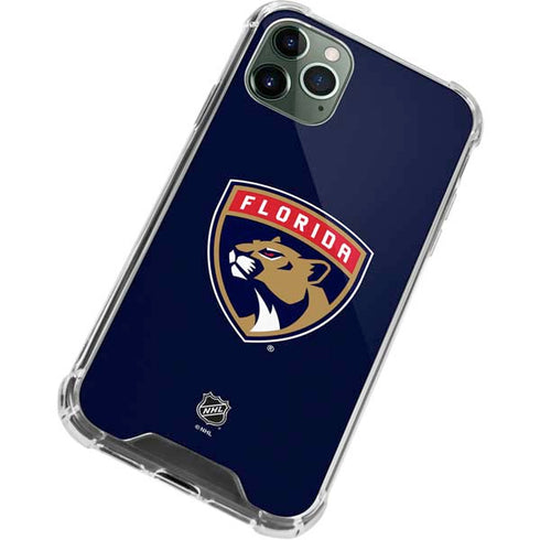 NHL Florida Panthers Distressed iPhone 12 Pro Max Clear Case
