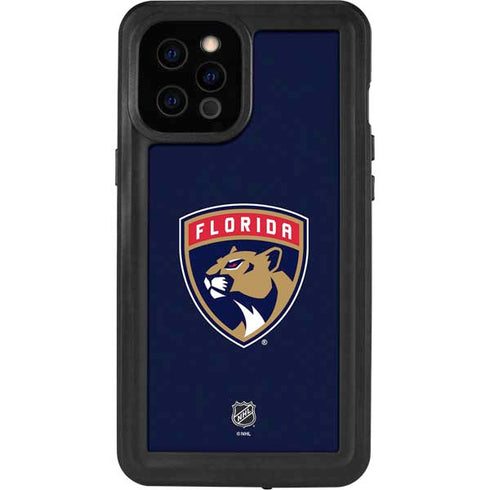NHL Florida Panthers Distressed iPhone 12 Pro Max Waterproof Case