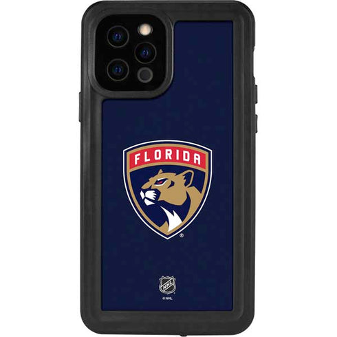 NHL Florida Panthers Distressed iPhone 12 Pro Waterproof Case