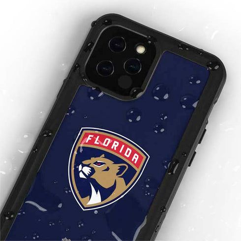 NHL Florida Panthers Distressed iPhone 12 Pro Waterproof Case