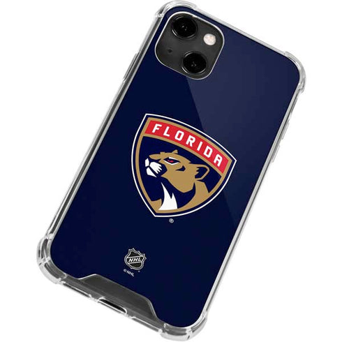 NHL Florida Panthers Distressed iPhone 14 Clear Case