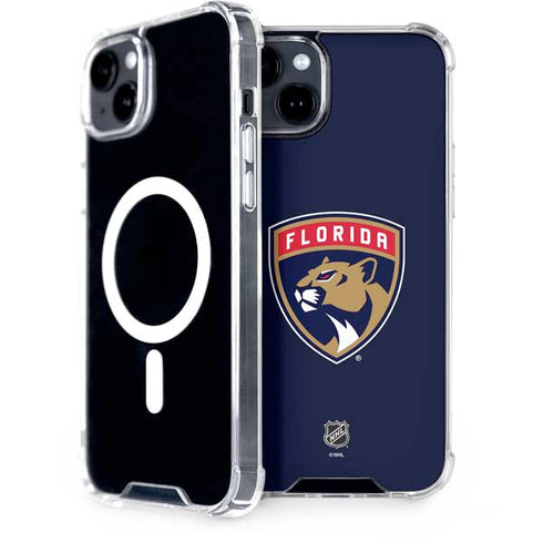 NHL Florida Panthers Distressed iPhone 15 Plus MagSafe Case