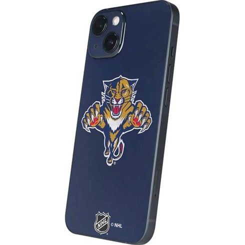 NHL Florida Panthers Distressed iPhone 15 Plus Skin
