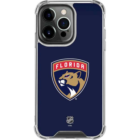 NHL Florida Panthers Distressed iPhone 15 Pro Clear Case