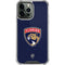 NHL Florida Panthers Distressed iPhone 14 Pro Max Clear Case