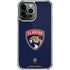 NHL Florida Panthers Distressed iPhone 14 Pro Max Clear Case