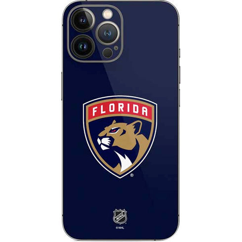 NHL Florida Panthers Distressed iPhone 14 Pro Max Skin