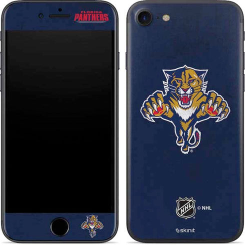 NHL Florida Panthers Distressed iPhone 8 Skin