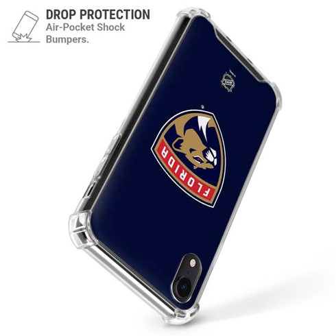 NHL Florida Panthers Distressed iPhone XR Clear Case