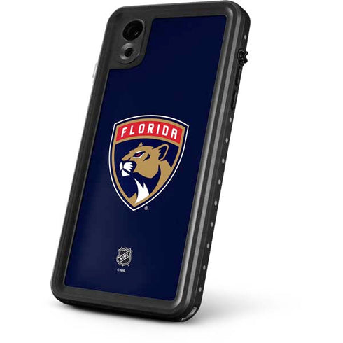 NHL Florida Panthers Distressed iPhone XR Waterproof Case
