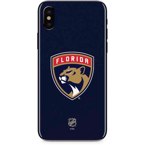 NHL Florida Panthers Distressed iPhone XS Max Skin