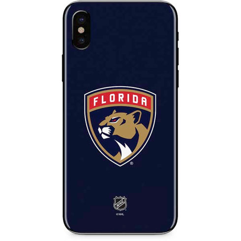 NHL Florida Panthers Distressed iPhone XS Skin