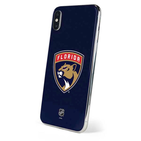 NHL Florida Panthers Distressed iPhone XS Skin