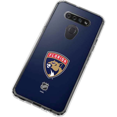 NHL Florida Panthers Distressed LG K51/Q51 Clear Case