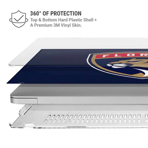 NHL Florida Panthers Distressed MacBook Air 15in (2023-2025) Case plus Skin