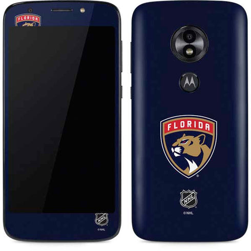 NHL Florida Panthers Distressed Moto E5 Play Skin