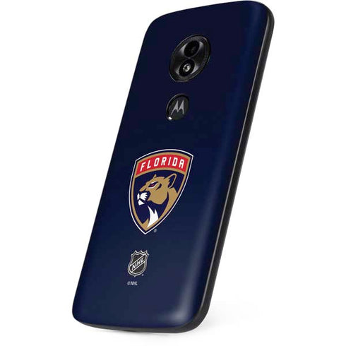 NHL Florida Panthers Distressed Moto E5 Play Skin