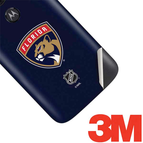 NHL Florida Panthers Distressed Moto E5 Play Skin