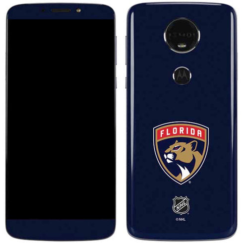 NHL Florida Panthers Distressed Moto E5 Plus Skin