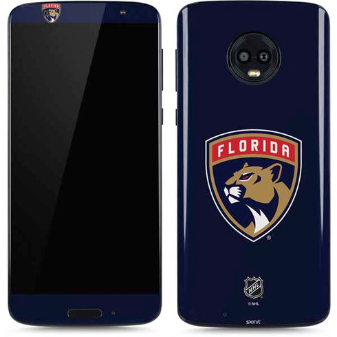 NHL Florida Panthers Distressed Moto G6 Skin