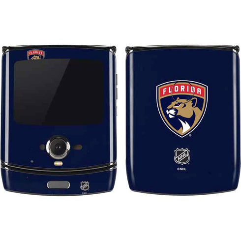 NHL Florida Panthers Distressed Motorola RAZR Skin