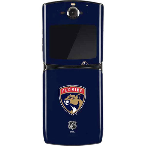 NHL Florida Panthers Distressed Motorola RAZR Skin