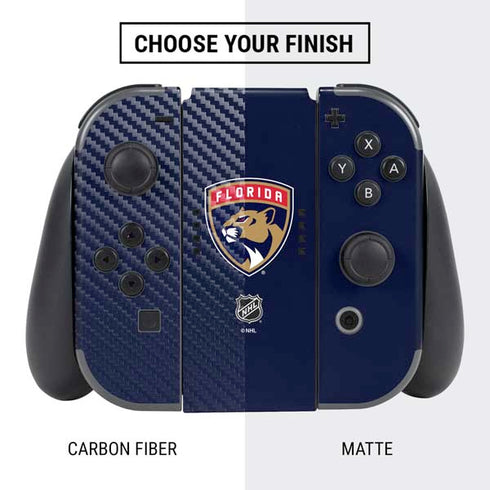 NHL Florida Panthers Distressed Nintendo Switch Bundle Skin