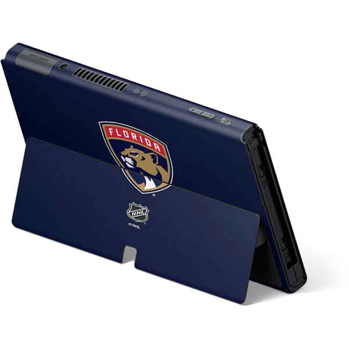 NHL Florida Panthers Distressed Nintendo Switch OLED (2021) Skin
