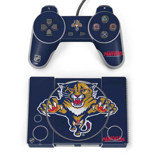 NHL Florida Panthers Distressed PlayStation Classic Bundle Skin