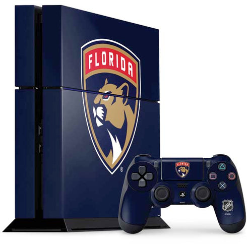 NHL Florida Panthers Distressed PS4 Console and Controller Bundle Skin