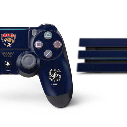NHL Florida Panthers Distressed PS4 Pro Bundle Skin