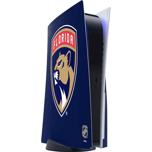 NHL Florida Panthers Distressed PS5 Console Skin