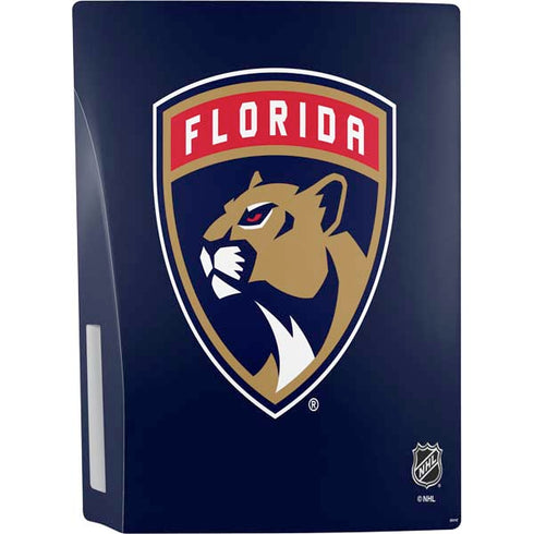 NHL Florida Panthers Distressed PS5 Console Skin