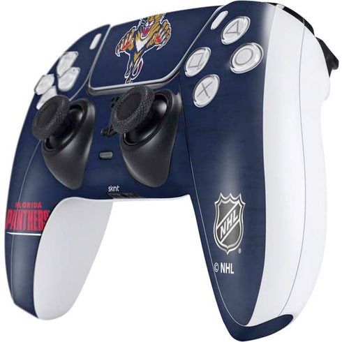 NHL Florida Panthers Distressed PS5 Controller Skin