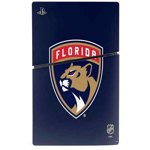 NHL Florida Panthers Distressed PS5 Slim Disk Console Skin