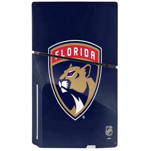 NHL Florida Panthers Distressed PS5 Slim Disk Console Skin