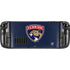 NHL Florida Panthers Distressed Steam Deck Handheld Gaming Computer Skin