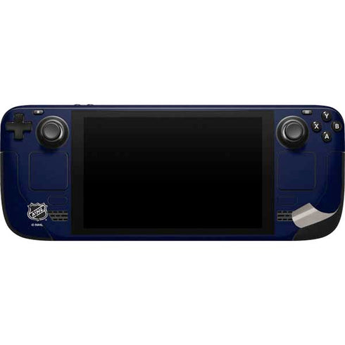 NHL Florida Panthers Distressed Steam Deck Handheld Gaming Computer Skin