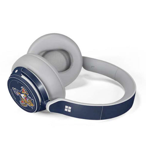 NHL Florida Panthers Distressed Surface Headphones Skin