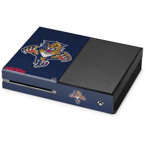 NHL Florida Panthers Distressed Xbox One Console Skin