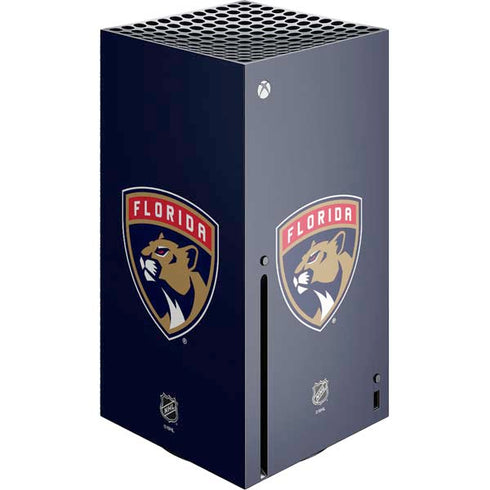 NHL Florida Panthers Distressed Xbox Series X Console Skin