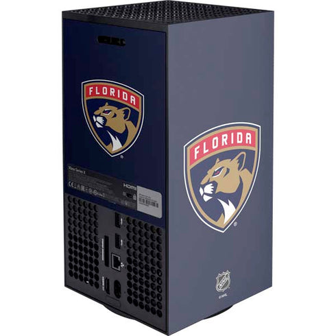 NHL Florida Panthers Distressed Xbox Series X Console Skin