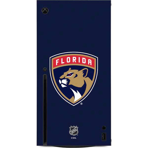 NHL Florida Panthers Distressed Xbox Series X Console Skin